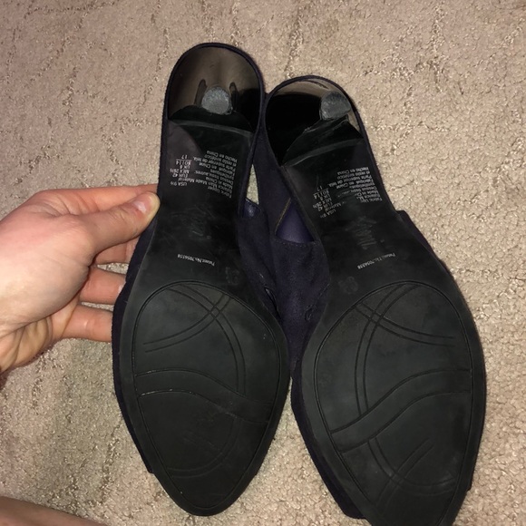 Suede purple heels - Picture 4 of 4